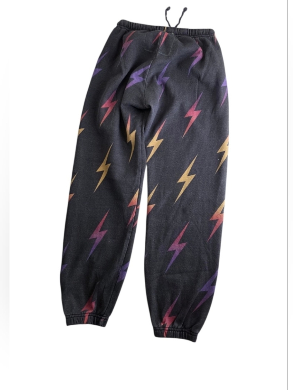 AVIATOR NATION Repeat Lightening Bolt Sweatpants  Rainbow - Picture 3 of 8